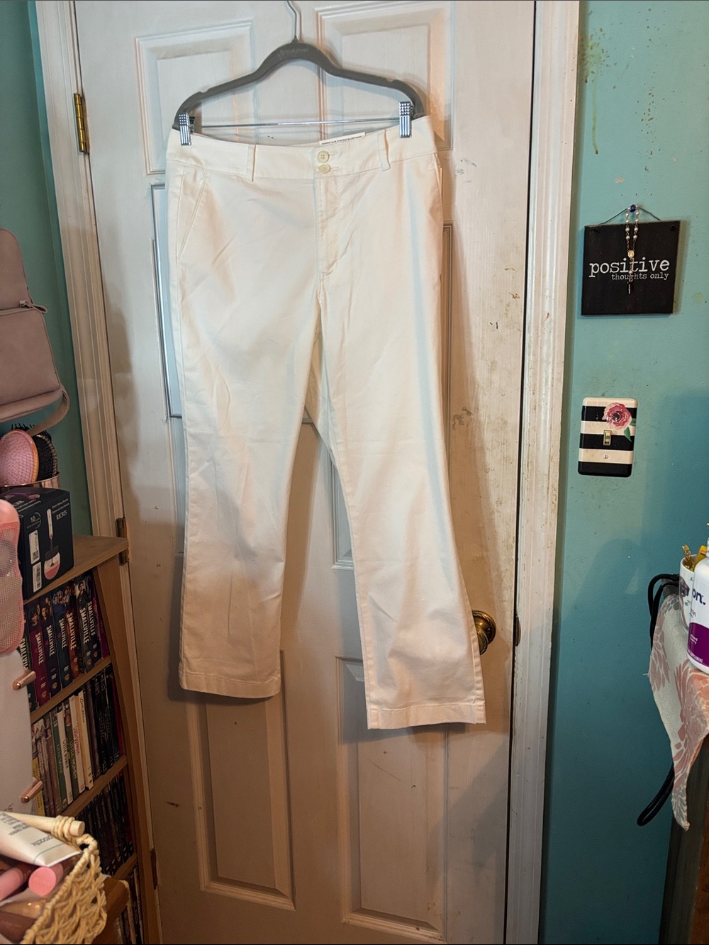 LOFT White Straight-Leg Women’s Jeans Size 12